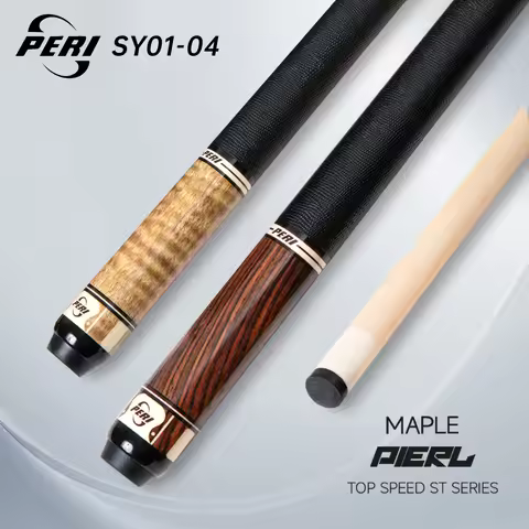 PERI 58" Knight SY Series P8 Shaft Billiard Pool Cue Stick 12.5mm + Extender Professional Billiard C