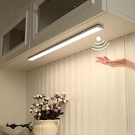 SG seller LED Night Light Motion Sensor Cabinet Lamp USB Rechargeable Closet Night Lamps For Wardrob