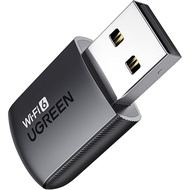 UGREEN WIFI 6 USB Adapter AX900 600Mbps 287Mbps for Windows 11/10/8.1/8/7 5GHz/2.4GHz dual band 802.