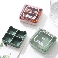 Factory Batch Medicine Box Work School Portable Pill Box Separately Packed Case Separated Medicine Box Pill Box Indoor a