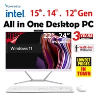 🔥🔥15th . 14th . 12th Gen Intel Ultra5 Ultra7 i5 i7 All in one Desktop🔥🔥 (22inch/24 inch) 3 Year Warr