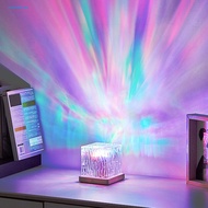（cactus01） Meditation Mood 360 Degree Panoramic Light Northern Light Projector 16 Colors Aurora Bore