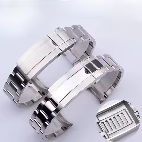 for Rolex Daytona Oyster 21mm 20mmPerpetual Submariner Seiko NH35 Watch Strap wrist bracelet solid s