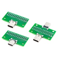 USB 3.1 Connector Type-C Adapter Plate PCB Board Female Male Head Convertor 2*13P to 2.54MM Transfer Test Board USB3.1 Module relandor20210822