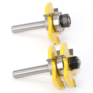 BISA COD - Mata Profil Tongue & Groove Router Trimmer Panel Sambung Kayu Jointing Panel Slot Pintu J