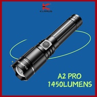 Klarus A2 PRO USB-C Rechargeable LED Flashlight 1450Lumens Zoomable Long Runtime With 21700 4000mAh 