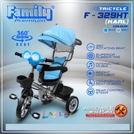 [✅Best Quality] Makassar! Family Sepeda Anak Tiga Roda F-329Ht /