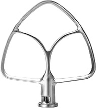 Stainless Steel Flat Beater for KitchenAid 4.5qt-5qt Tilt-Head Stand Mixer, Fit for Classic, Classic