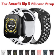 Silicone Strap for Amazfit Bip 5 Smart Watch Sport band for Amazfit Bip 5 Smart Watch Soft Silicone Strap