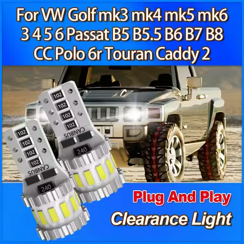 W5W T10 LED Clearance Light Small Lights For VW Golf mk3 mk4 mk5 mk6 3 4 5 6 Passat B5 B5.5 B6 B7 B8
