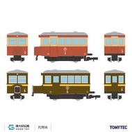 TOMYTEC 331698 鐵道系列 80 (1/80) 貓屋線 Ji7 舊塗裝．Ji5 茶色塗裝 (2輛)