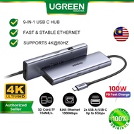 UGREEN USB C Converter Adapter USB 3.0 HDMI Adapter Dock For MacBook Pro Hub Thunderbolt 4 Ethernet 