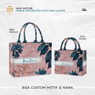 Mnk Bag l TOTEBAG MIDDLE NAME | NAME BAG | CANVAS NAME BAG | NAME TOTEBAG| CUSTOM NAME TOTEBAG |CANV