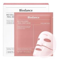 BIODANCEBio-CollagenRealDeepMask,HydratingOvernightHydrogelFaceMask,PoreMinimizing,Elasticity,Plumpi