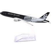 AIR NEWZEALAND B777 Airplane Model Size 16 Cm. Scale 1:400 Made Of Alloy Steel There Is A Display St