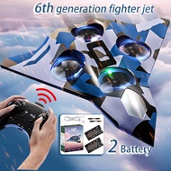 Travimo RC Airplane Toy Fighter Jet Model with Remote Control for Kids Boys Outdoor Flying Play Birt