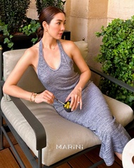 IRENE Dress - in TWO-TONE GREY