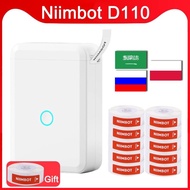 NiiMbot D110 便攜式標籤製作器無線藍牙標籤打印機適用於 Android iPhone 手機辦公室家庭姓名標籤膠帶貼紙