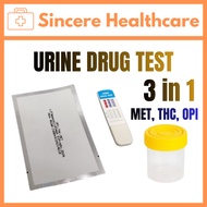 3 in 1 Urine Drug Test Kit MET,THC,OPI (KKM APPROVED) Urine Test Kit