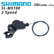 SHIMANO DEORE SL M5100 RAPIDFIRE PLUS MONO Shifting Lever Clamp Band 2speed MTB Mountain Bike Shifters SL-M5100 Left 2S 2V Dowel