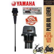 LC135 V1-V8 4S LC 135 FI 135LC Oil Gauge Level Engine Pembaris Minyak Hitam Enjin CAP 1S8-E5362-00 100% Original Yamaha