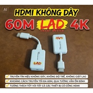 60m Wireless HDMI Plug and Receive Signals for TV Box Camera PC Laptop Projector
