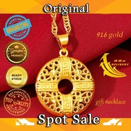 GD4 916 Gold Safe Buckle Pendant Hollow Safe Buckle Ring Pendant