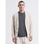 House Of Etern - Unisex Cotton Cardigan Sweater - Jere Cardigan - Beige