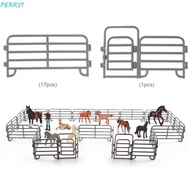 PERRY1 Simulation Ranch Fence, Miniature Fence Accessories Simulation Farm Ranch DIY Fence, Railings