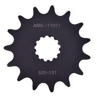 Zzxy xe máy 520 xích 15t bánh xích trước cho Kawasaki Road 400 Ninja ER-6f ex650 Ninja 650r ER-6n er