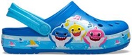 Crocs - Crocs - 童裝 FL BABY SHARK BAND 涼鞋(藍)