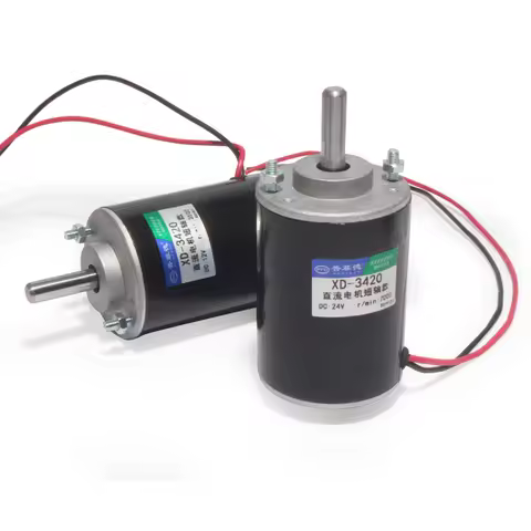 XD‑3420 30W DC Motor High Speed Motors 12/24V Permanent Magnet DC Motor High Speed CW/CCW