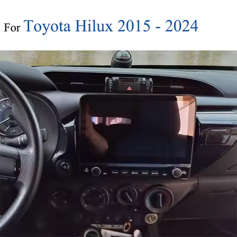 Car Radio Audio Music DVD HU Android 14 For Toyota Hilux 2015 - 2024 Navigation GPS Multimedia Playe