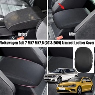 Volkswagen Golf 7 MK7 MK7.5 (2013-2019) Armrest Leather Cover Volkswagen Golf Armrest Cover Accessor
