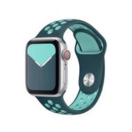 100% Apple Orignial Apple Watch 44mm Nike Sport Band Aquas Blue