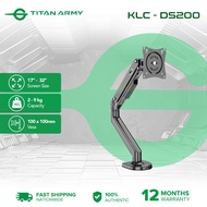 TITAN ARMY X KLC DS200 Monitor Arm Mount Stand for 17 inch to 32 inch Monitor compatible