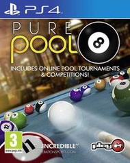 【電玩販賣機】全新未拆 PS4 純正撞球台球 -英文版- Pure Pool