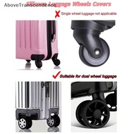 Abo  8pcs Luggage Wheels Protector Silicone Wheels Caster Shoes Travel Luggage Suitcase Reduce Noise Wheels Guard Cover Accessories Abo