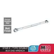 M10 Star E Type Double Box End Wrench - E6 x E7 , E6 x E8 , E10 x E12 , E14 x E16 , E14 x E18 , E18 