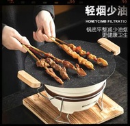 💥大熱👍2026復古木炭燒烤爐陶瓷泥家用戶外迷你火鍋烤肉打邊爐🤗
