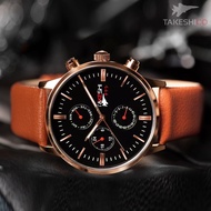 TakeshiCo Golden Eagle Japan Chronograph Watch TK02G นาฬิกาข้อมือ ผู้ชาย