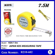 R210-602 (7.5M) / R210-601 (5M) JAPAN KDS MEASURING TAPE
