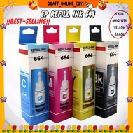 EP Refill Ink 664 for Printer L210 / L211 / L300 / L301 / L303 / L358 / L360 70ML Dye Ink