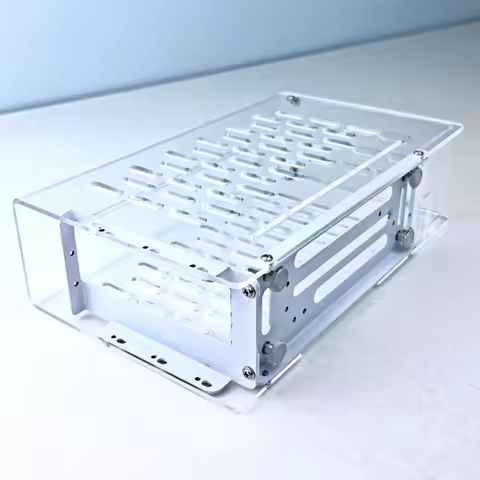 eGPU Laptop External Graphics Card Metal Bracket Base + Acrylic Frame Video Cards GPU Dock Holder fo