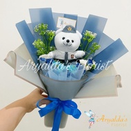 PREMIUM Mini BouquetBuket Kelulusan, Anniversary, Graduation, SidangBoneka Wisuda / Profesi [TNI, Po