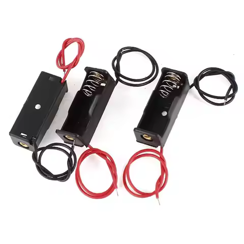 A73E-3 x Dual Cable Plastic 1 x 23 A 12 V Battery Holder Battery Case