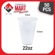 ESIPAK EC22-OZ(A) COLD PP CLEAR CUP ECO WITHOUT LID 50PCS KA-MART