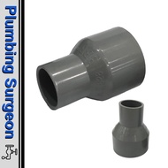 1 Pcs Pvc Fittings Paip Toilet Pipe Air Penyambung Pvc Plumbing Tool Gam Paip 2" Reducing Socket