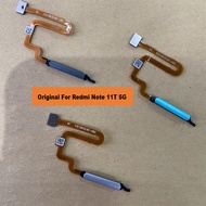 For Xiaomi Redmi Note 11T Global Fingerprint Sensor Home Button Menu Touch ID Scanner Ribbon Connector Flex Cable 21091116AI 5G