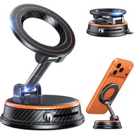 Upgraded Car Phone Holder for Magsafe [108+LBS Strongest Suction & 3000gf Magnetic] Vacuum Magnetic 